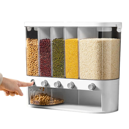 Dispensador granos cuadrado