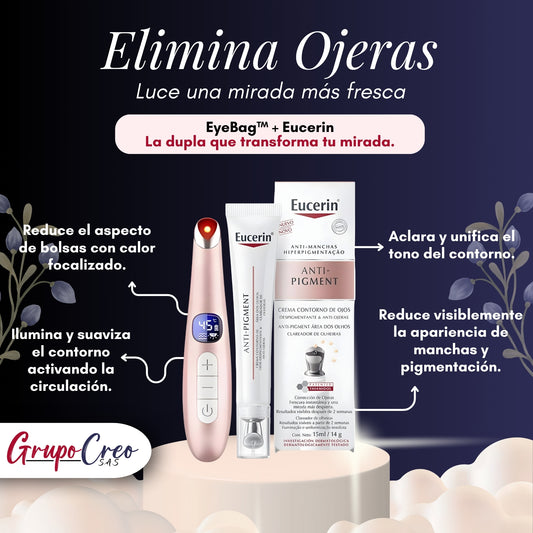 Kit Eliminador de Ojeras – EyeBag™ + Eucerin Anti-Pigment